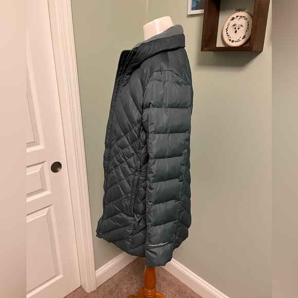 Eddie Bauer Women’s Winter Puffer Coat Small Slate Blue - Picture 4 of 12